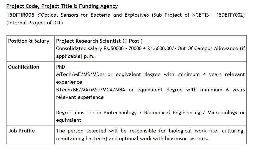 project research scientist iit bombay