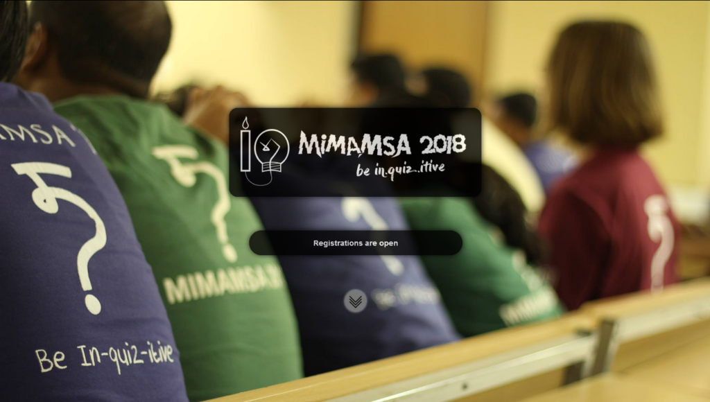 Mimamsa 2018 @ IISER, Pune - Jaivikshastram Education & Research Foundation