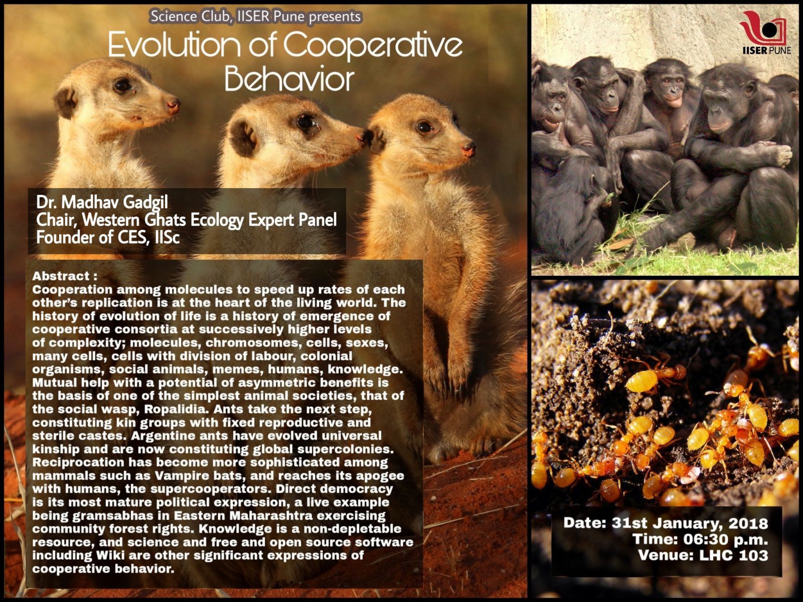 Evolution Of Cooperative Behaviour - Jaivikshastram Education ...