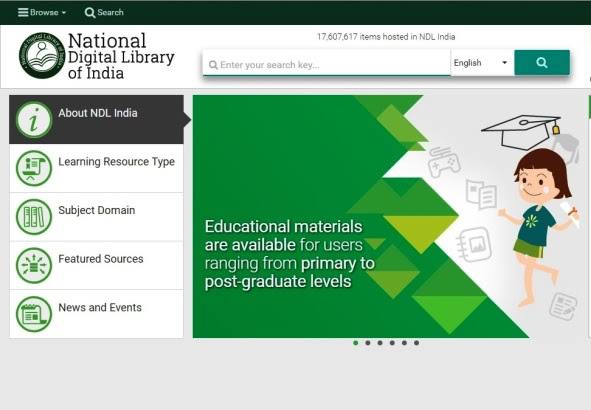 National Digital Library Of India (NDL India) By MHRD, INDIA ...