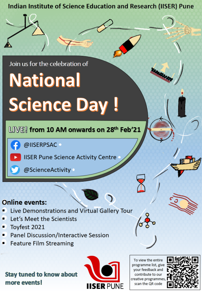 National Science Day 2021 @iiserpune @jaivikshastram - Jaivikshastram 